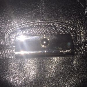Coach | Bags | Coach Black Leather Mini Bag | Poshmark